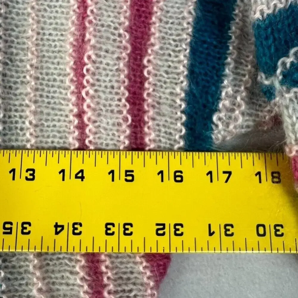 From the Knitting Needles of Jane H. Wolf Sweater Womens S-M Mohair Vintage